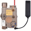 AN/PEQ-15 - LED White Light + Red Laser w/IR Lens (TAN)