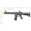 Lancer Tactical - BG Defense Type-A MK2 10" Gen 3 AEG Rifle