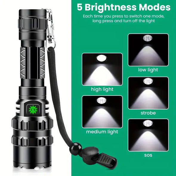 Tactical Flashlight LED Weapon Light 1600 Lumen
