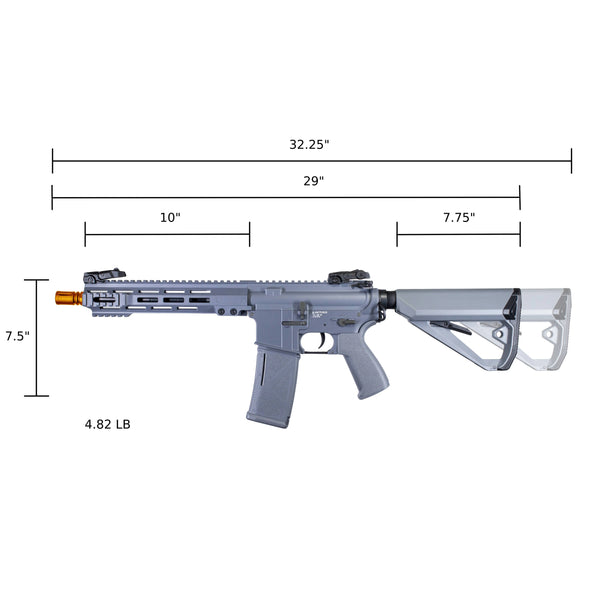 Arcturus - LWT MK-1 CQB 10" AEG Sport Grey Starter Pack