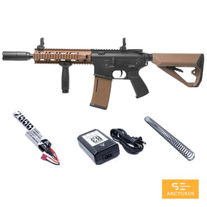 Arcturus - LWT MK-II CQB 10" AEG Sport Black/Tan SE Starter Pack