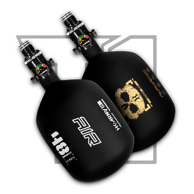 HK Army 48/3000 Aluminum HPA Tank - Black (Fresh Hydro, Paintball Air System)