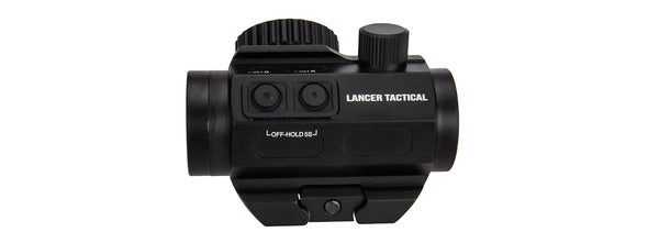 Lancer Tactical - Green & Red Dot Sight w/ Side Button (Black)