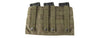 Lancer Tactical - 1000D Nylonh Molle Triple Mag Pouch (Green)