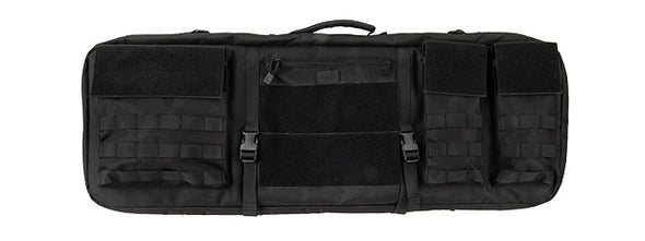 Lancer Tactical - 1000D Nylon 35" Double Rifle Bag - Black