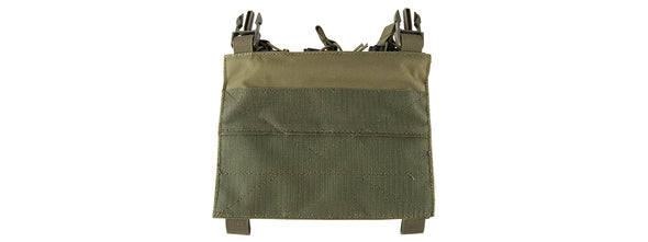 Lancer Tactical - Adaptive Hook And Loop Triple Dual Mag Pouch (OD Green)