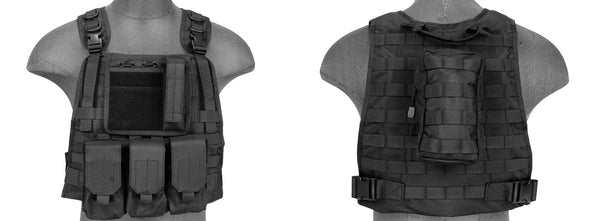 Tactical Molle Tactical Vest (Black)