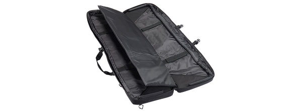 Lancer Tactical - 1000D Nylon 42" Double Rifle Bag - Black