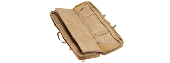 Lancer Tactical - 1000D Nylon 42" Double Rifle Bag - Tan