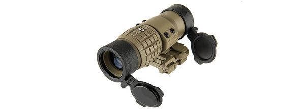 Lancer Tactical - 1 - 3X Adjustable Magnifier W/ QD Mount