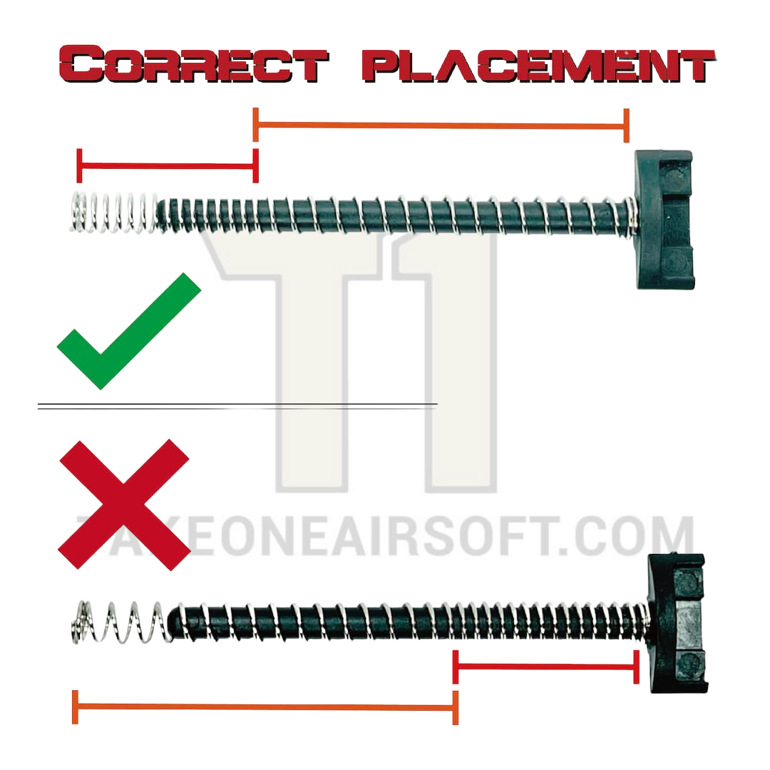 Tac Com Spring CTM TAC - APP-01 160% Non-Linear Performance Recoil Spring – Takeoneairsoft