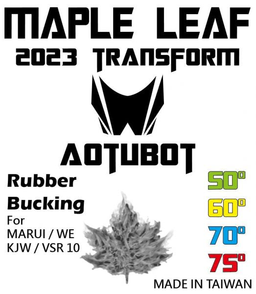 Maple Leaf - 2023 Transformers Autobot Bucking Rubber