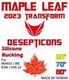 Maple Leaf - 2023 Transformers Decepticon Bucking Silicone