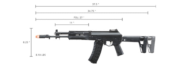LCT - LCK-19 AEG Rifle w/ Side-Folding Adjustable Stock