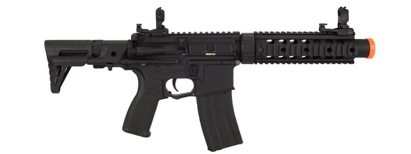 Lancer Tactical - Gen 2 AEG Rifle w/ PDW Stock and Mock Suppressor (Color: Black)