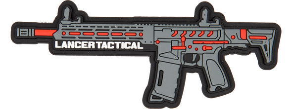 Lancer Tactical - Low FPS Enforcer Needletail Skeleton M4 Airsoft Rifle (Color: Black and Red)