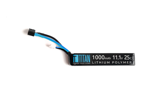 Titan - LiPo 1000mAh 11.1v 25C Stick Deans