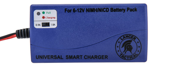 Lancer Tactical - Premium Battery Smart Charger for 6-12V NiMH/NICD