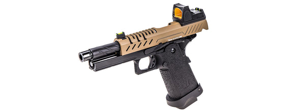 Vorsk Airsoft - 4.3 Hi Capa + Micro Red Dot - Black/Tan