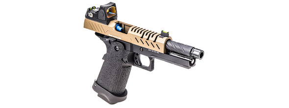 Vorsk Airsoft - 4.3 Hi Capa + Micro Red Dot - Black/Tan