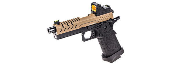 Vorsk Airsoft - 4.3 Hi Capa + Micro Red Dot - Black/Tan