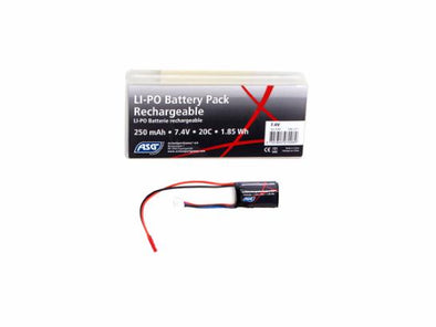 ASG - 7,4V Battery 250 mAh 20C LI-PO