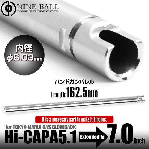Nine Ball - Hi Capa 162.5mm (7 inch) Inner Barrel