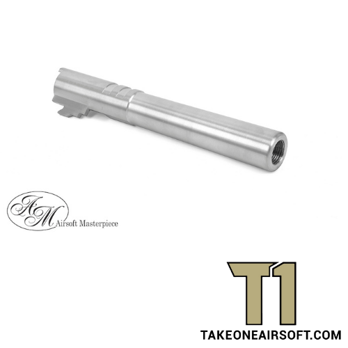 Airsoft Masterpiece - 5.1 Aluminum Threaded Outer Barrel Chrome Version
