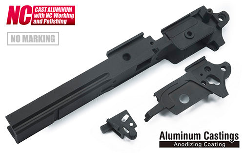 Guarder - Aluminum Frame for MARUI HI-CAPA 4.3 (4.3 Type/NO Marking/Black)
