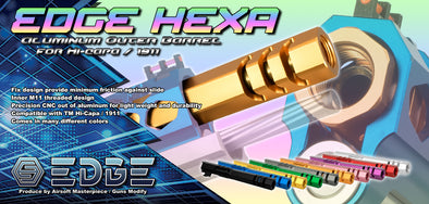 EDGE - "HEXA" Aluminum 5.1 Hi Capa Outer Barrel